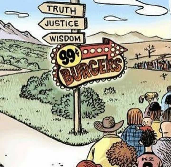 trueth wisdom or cheep unsustainable food